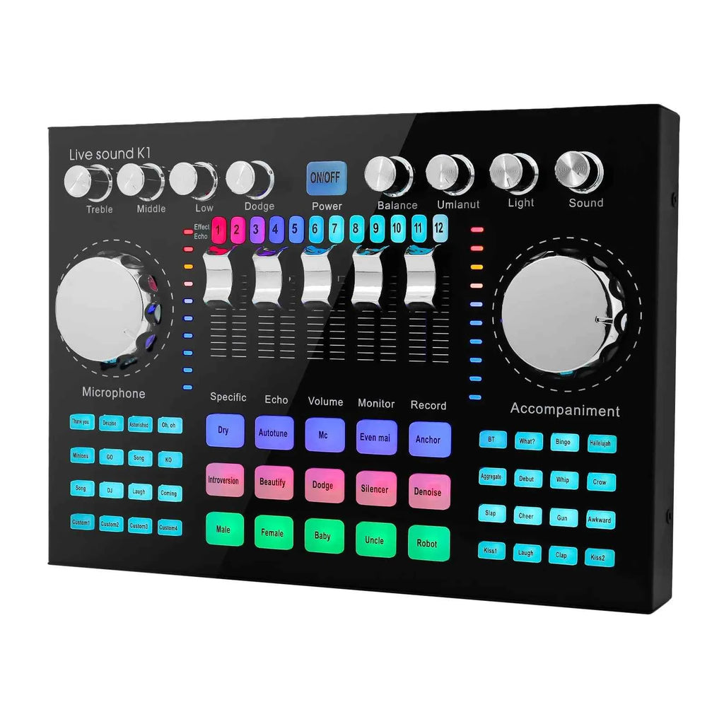 Enhance Your Performances with the Portable Live Sound Card for Streamers and Musicians - THE JIMMY STORE