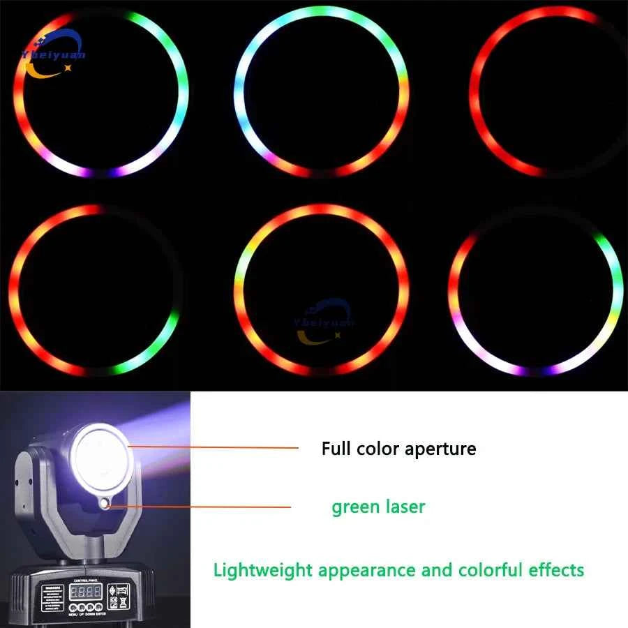 Transform Your Events with the Ybeiyuan Super Mini Moving Head Light - THE JIMMY STORE
