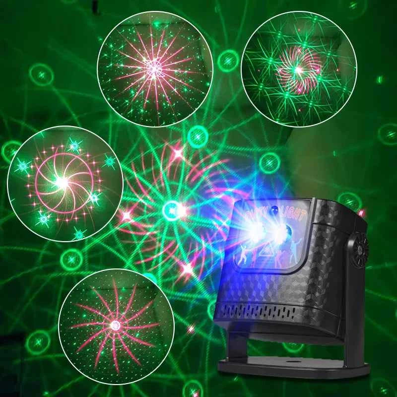 Transform Your Party with Mini Projector Disco Lights - 60 Patterns of Fun! - THE JIMMY STORE