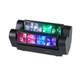 Spider Moving Head Light 8x10W LEDs Beam DJ Lights RGBW Sound Activated and DMX-512 Control for Party Pub Festival Disco Show We - THE JIMMY STORE