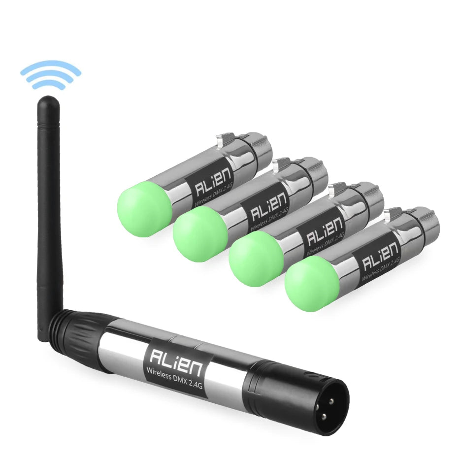 ALIEN DMX 512 Dfi DJ Disco 2.4Ghz Wireless Transmitter Receiver 400M Controller for Party Music Club DMX LED Stage Laser Lights - THE JIMMY STORE