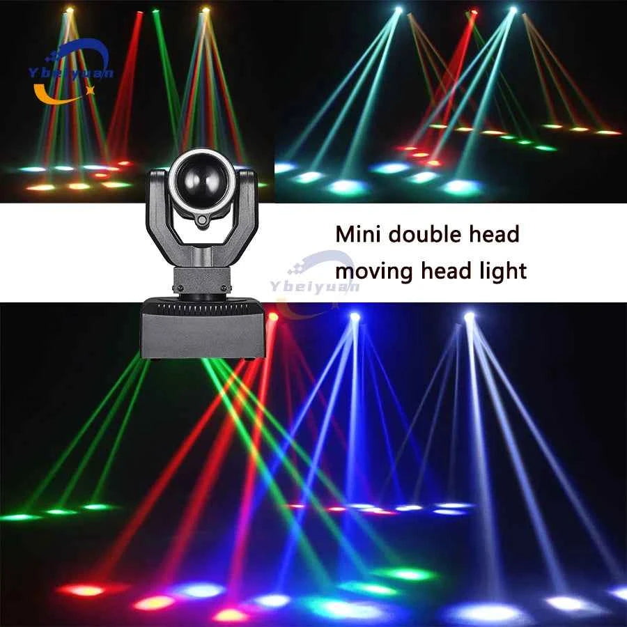 Transform Your Events with the Double Head Moving Beam Light – DMX512 Controlled Stage Magic - THE JIMMY STORE